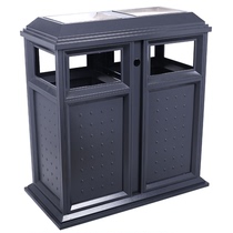 Hichang outdoor trash can Classical classification trash bin hotel community Outdoor Environmental protection trash bin high-end trash can