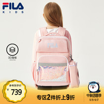 FILA Phila bag 2021 girls shoulder bag children Primary School students grade three to six weight loss boy backpack