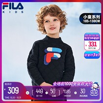 FILA Phila childrens clothing boys sweater childrens sweater 2021 autumn and winter new childrens cotton cotton foreign sweater tide