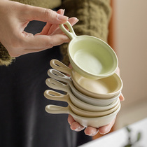 Japanese-style disk ceramic hot pot flavored dish cute ceramic sauce sauce disk