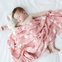 ins baby organic cotton gauze towel cotton gauze bath towel cover blanket quilt newborn scarf sunshade towel