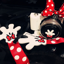Cute camera strap with strap camera with a single shoulder strap tap on camera rope