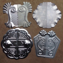 Large door lock plate iron gate accessories stamping lock plate iron material iron flower material