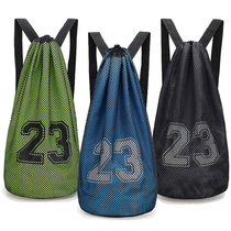 Customized Corset pocket basketball bag training bag shoulder large capacity net bag football bag for childrens sports bag