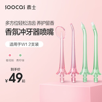 Surge W1 electric dental punch replacement nozzle Orthodontic Standard tongue coating periodontal pocket water floss accessories 2 sets