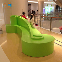 Creative shopping mall leisure seat Public rest chair Mei Chen ornaments Waiting stool Shaped seat bench