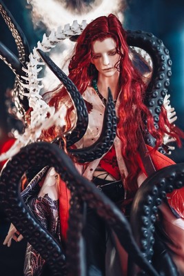 taobao agent [Term 8.19 cut] BJD baby uses octopus bracket, large-sized shooting prop Soft tentacles 62-75 body