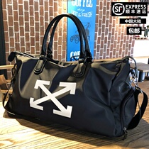 Boomer Net Red Travel Bag Mens Hand Travel Baggage Bag Women Large Capacity Dry And Wet Separation Sports Fitness Bag