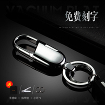 jobon Zhongbang car keychain men and women waist hanging couple key pendant creative wild pendant Birthday gift