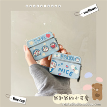 Dingbang cat for airpods Protective case 2 generation Apple wireless Bluetooth 3 generation headset protective case for women