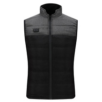 Fever vest men USB charging intelligent heating suit cotton jacket electric couple double control 4 zone heating vest