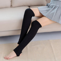Dan Bo Luo Latin dance medium thick foot socks set leg socks female adult warm ballet leg socks practice dance socks