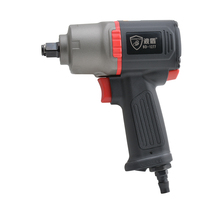 Wave shield 1 2 double hammer wind pull plastic steel air trigger Short shaft air wrench mini air gun BD-1277