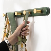 (48 hours shipped) Wall free of punch hooks A row of hooks hooks back wall Wall Clothing Hook Wall