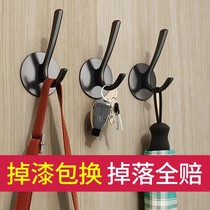 Entrance Door Shoe Cabinet Wardrobe Clothes Door Rear Hook Entrance wall Wall-mounted Wall Cloister Hood Hook hook Hyun Off Free Punch