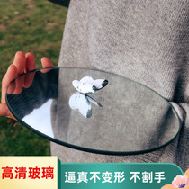 Photographing round mirror photography props Net red selfie student dormitory mirror self-pasting Wall free DIY round mirror