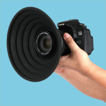 Applicable Nikon Hood D7500 D750 D5300 18-105 18-140mm matting sunshade Universal