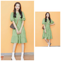 malcenl klon star Sun Yi Yi Sai Sun Yi Sai Summer Bubble Sleeve Frame to Take the original high end skirt