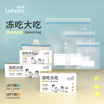 Lohom cheerleading food preservation bag PE thickened refrigerated frozen self-seal Eat Big Eat Sealed Bag Compact Bag