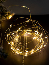 Hromeo snowflake decorative light led flashing lamp copper wire lamp Christmas Tree Decoration lamp room bedroom layout star lamp