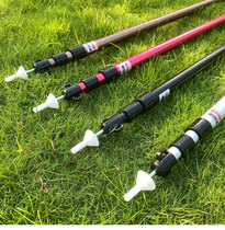 Outdoor aluminum alloy telescopic rod adjustable canopy Rod folding tent pole support Rod portable 3 m metal rod