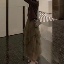 2021 Autumn New Hong Kong style set female retro chic temperament celebrities small fragrant wind suspender skirt two-piece early autumn