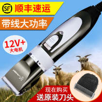 Wolf Ba high power pet dog shearing long hair rabbit professional with wire electric push scissors Tibetan mastiff cashmere goat hair shaving