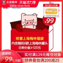 Shanghai Meilin value lucky bag canned combination contains 6 random canned ready-to-eat fast-food supper meals