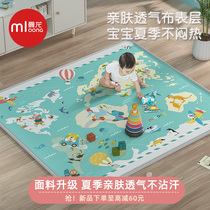 Manlong baby crawler pad thick xpe xpe tasteless home climbing pad baby child floor mat silk cloth face wash