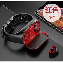 New Bluetooth headset smart bracelet Two-in-one multi-function call meter Heart rate blood pressure monitoring bracelet