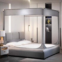 Advanced childrens anti-fall mosquito nets 2022 new home bedrooms baby bracket poles plus coarse thickened triple door tattoo