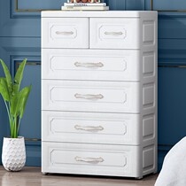 Large thick European drawer storage cabinet plastic baby wardrobe baby clothing toy locker