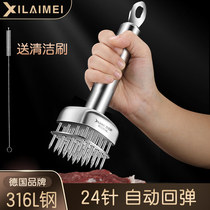 Pine Meat Needle 316L Stainless Steel Bull Row Needle Inserts Button Meat Burning Meat Zagger Tender Meat Breaking Fascia God Instrumental Bull Pickle Hammer Tool