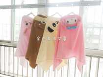 Daily single foreign trade melody childrens cotton bath towel cloak panda rabbit shark baby cloak absorbent bath towel