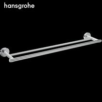 Hansgeja high-end light and luxurious wool towel rack bath towels toilet shelve bathroom bathroom hardware pendant full copper
