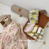 ins Newborn bamboo cotton blanket Baby quilt Baby blanket Anti-jump wrap towel Soft breathable cover