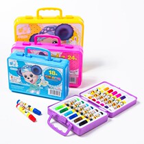 Kindergarten color pen washable childrens seal watercolor pen painting set brush crayon gift kindergarten small