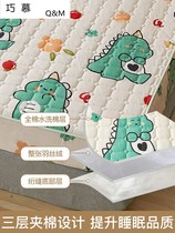 2021 new waterproof urine insulation cotton bed hat single piece Childrens Simmons bed cover mattress cover dust protection cover
