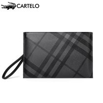 Cadile crocodile 2020 new mens handbag thin handbag Envelope Envelope business leisure clip handbag handbag