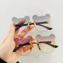 Children sunglasses 2022 Summer new cartoon cute shade sunglasses male and female baby fashion wave anti-UV rays