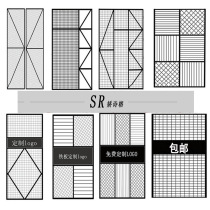 Custom screen partition Living room entrance Wrought iron partition decoration Bar restaurant office screen logo customization