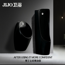 Ceramic black Floor-standing urinal Bathroom integrated induction urinal Mens wall-mounted urinal Urinal