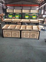 Baiguoyuan fruit shelf wavy Nakajima cashier fruit store shelf City fresh fruit and vegetable display rack