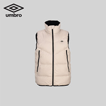 umbro Yinbao mens down cotton vest jacket autumn and winter Korean trend loose stand collar horse clip men