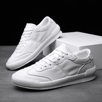 Tide brand mens shoes thick-soled white shoes mens leather Korean version of all kinds of casual shoes white shoes 2020 new summer shoes men
