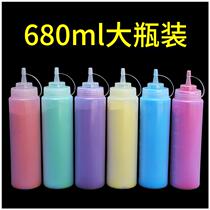 Bottled Color Running Powder Tortillas Tortillas Running Spray Bottle Rainbow Powder Colorful Cornstarch Street Pat Jet Running Color Powder
