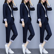 Western Suit Suit Women 2022 Spring Summer New Fashion Temperament Professional Clothing Online Red Ocean Gas Casual Lady Suit Jacket
