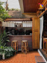 Abject wind geometric small tiles 300 kitchen bathroom wall tile balcony garden homestay retro flower pieces 200