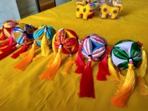 Folk craft Pure handmade hydrangea Ethnic style characteristic holiday couple wedding travel gift