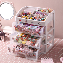 Hairclip box storage box hair accessories headline large intestine Hairband hair card Children Baby rubber band storage artifact jewelry box